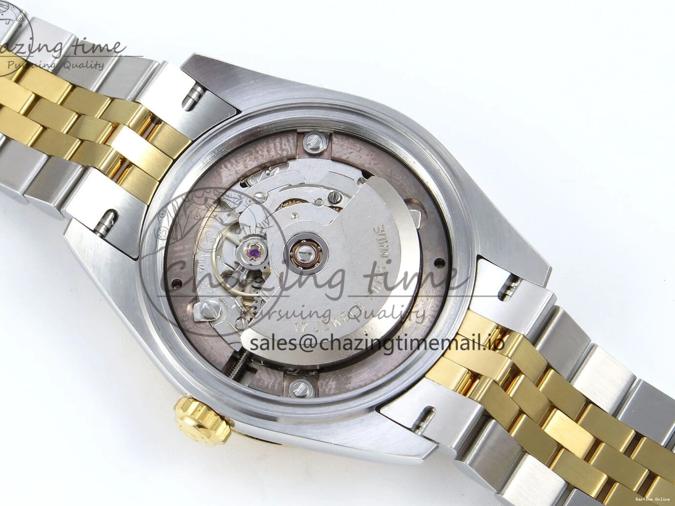 0228 DateJust 31 278273 ARF 1:1 Best Edition 904L Steel Gray Roman Diamonds Dial on SS YG Jubilee Bracelet ETA Comfortable 564